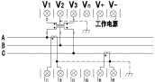 威勝DSSD332-1Q主端子接線圖