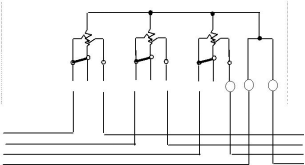 三相四線直接接入式電能表接線圖