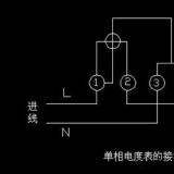 單相電表怎么接線