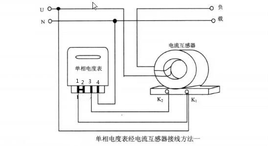 單相電表接線圖