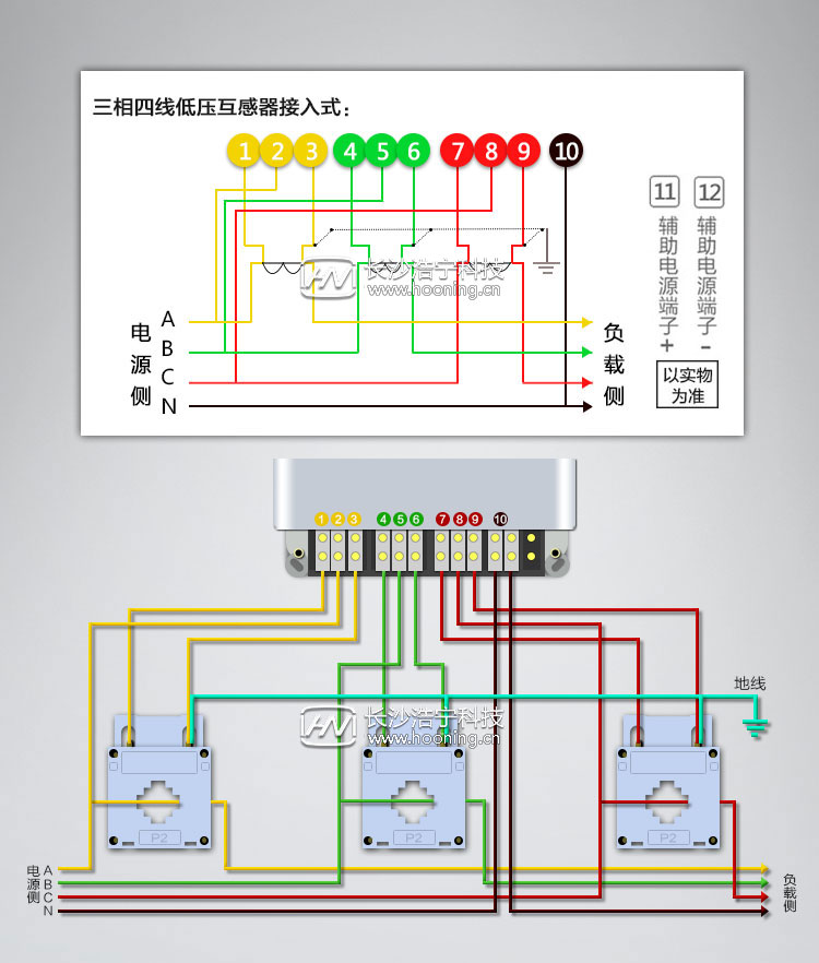 三相互感器電表接線圖